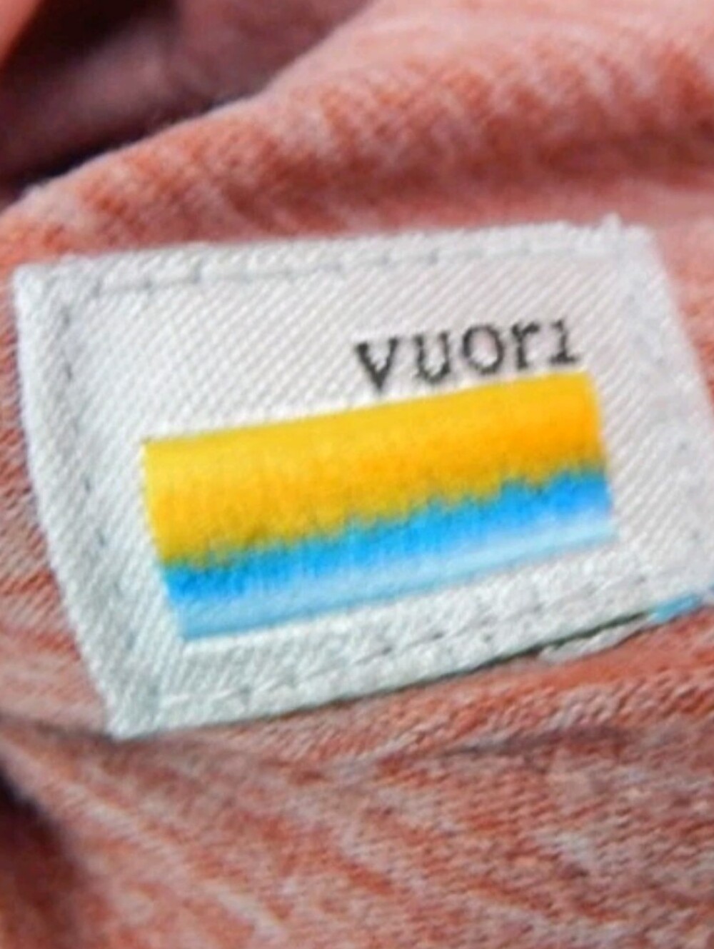 Vuori Strato Tech Polo Heathered Red - Picture 4 of 4
